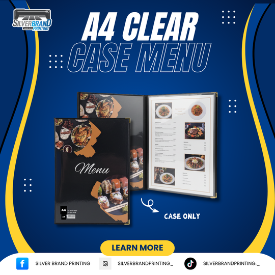 A4 Clear Case Menu