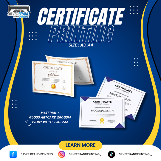Certificate Printing