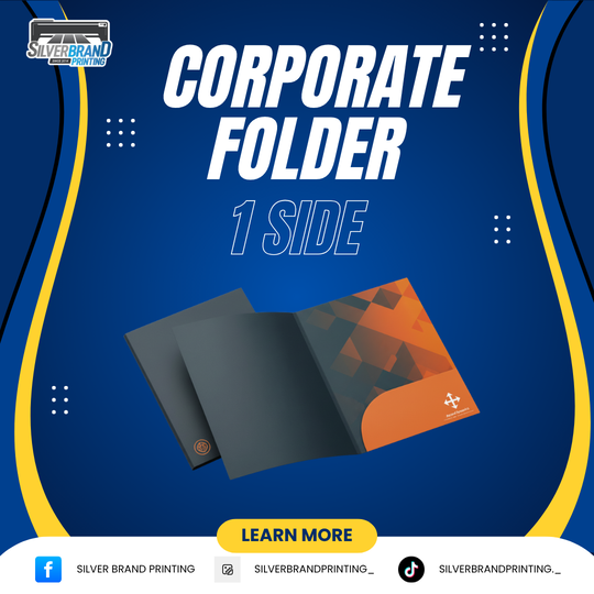 Corporate Folder 1 Side
