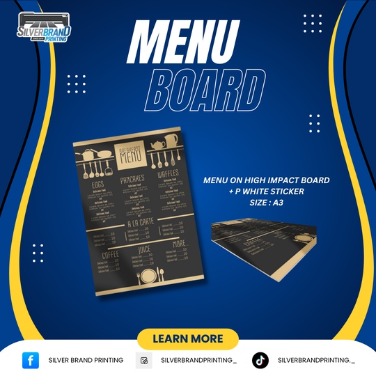 Menu Board (High Impact)