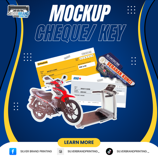 Mockup Cheque & Mockup Key