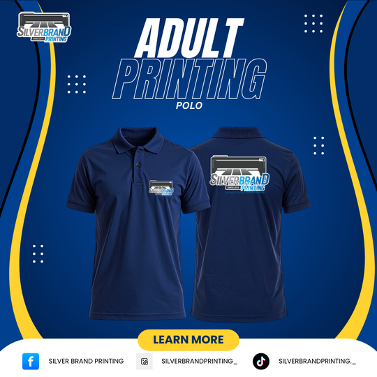 T-Shirt Printing Polo ( Adult )