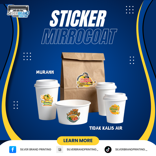 Sticker Label  Mirrorcoat