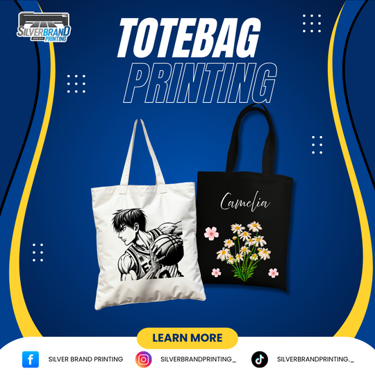 Custom Design and Name Tote Bag