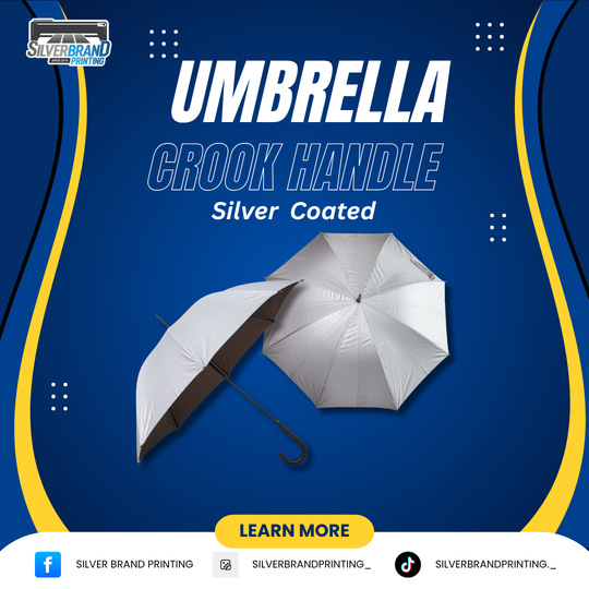 Umbrella Crook Handle (Silver Coated)