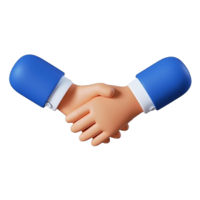 Icon of two hands shaking