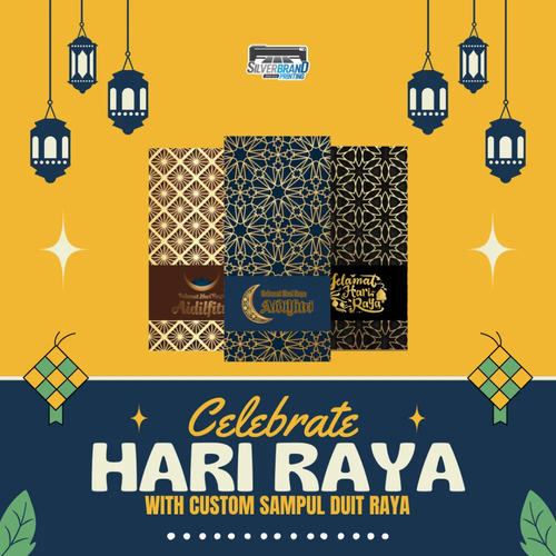 Raikan Hari Raya dengan Sampul Duit Raya Eksklusif dari Silverbrand Printing!